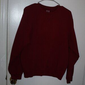 Fruit of the Loom Men's maroon crewneck sweatshirt Size Medium